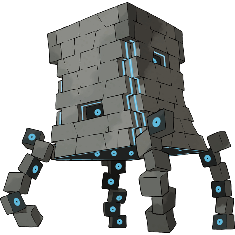 Attention trainers! new monsters have been reported in area zero! This time  the sightings correspond to creatures very similar to the starters from  the Kanto region (?) Iron blast (Also calles mewthree) -