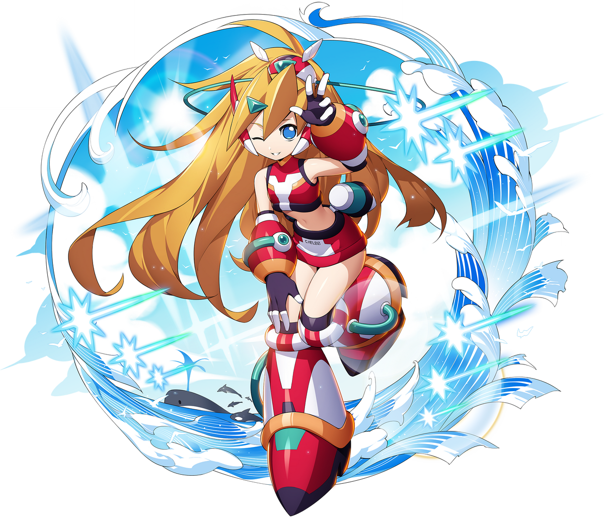 Swimsuit Tron, Rockman X DiVE / Mega Man X Dive Wiki