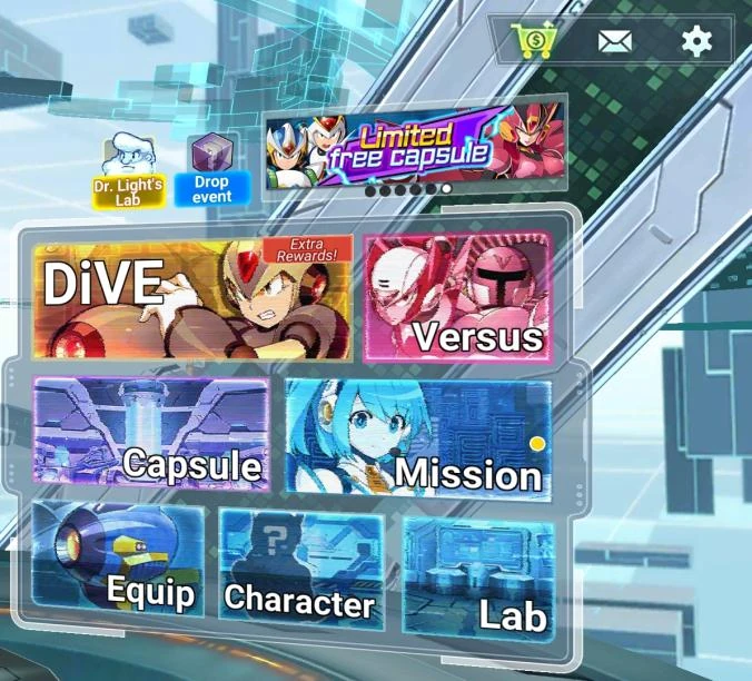 Dr. Light's Lab Rockman X DiVE / Mega Man X Dive Wiki Fandom