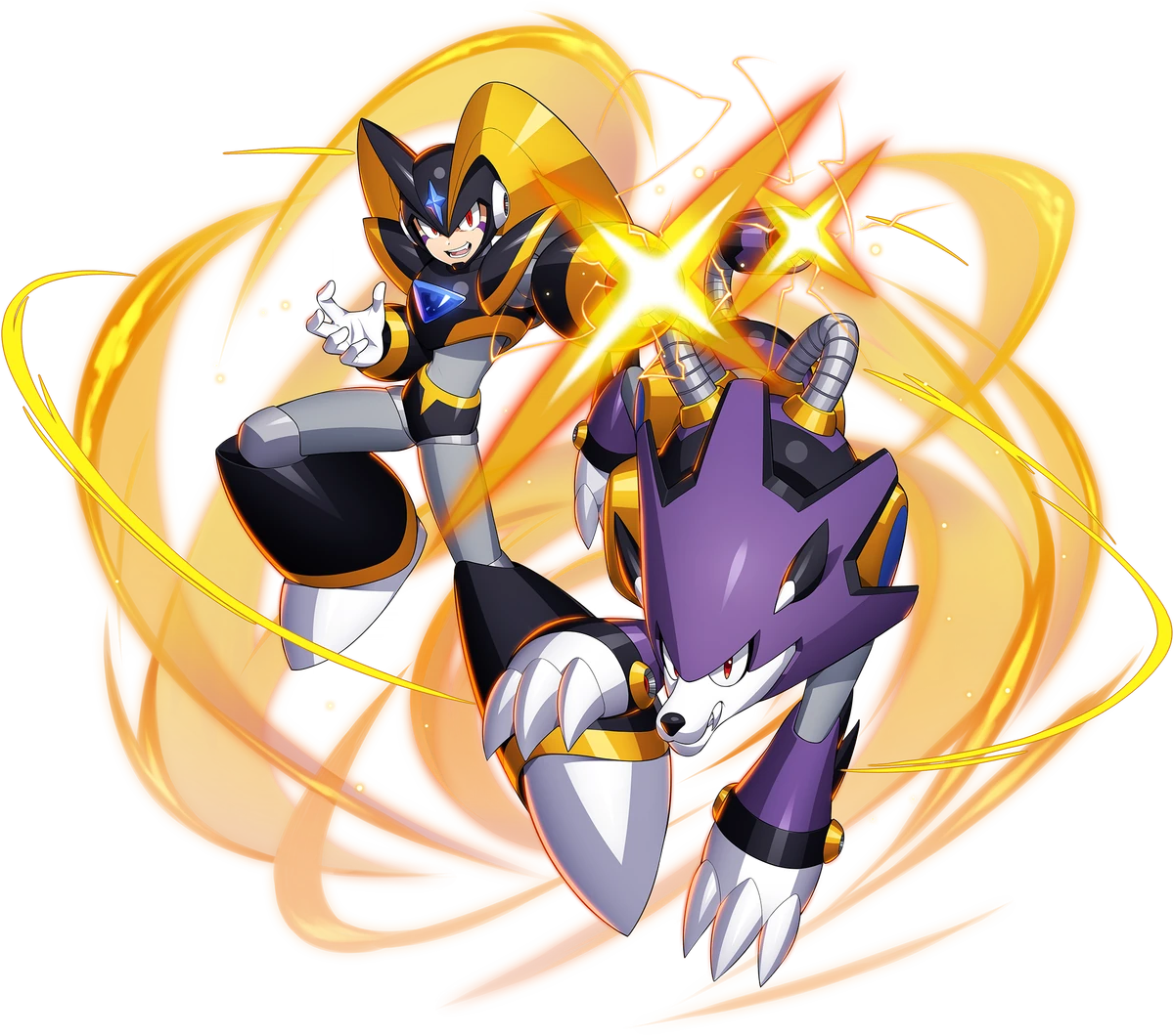 Bass & Treble Rockman X DiVE / Mega Man X Dive Wiki Fandom