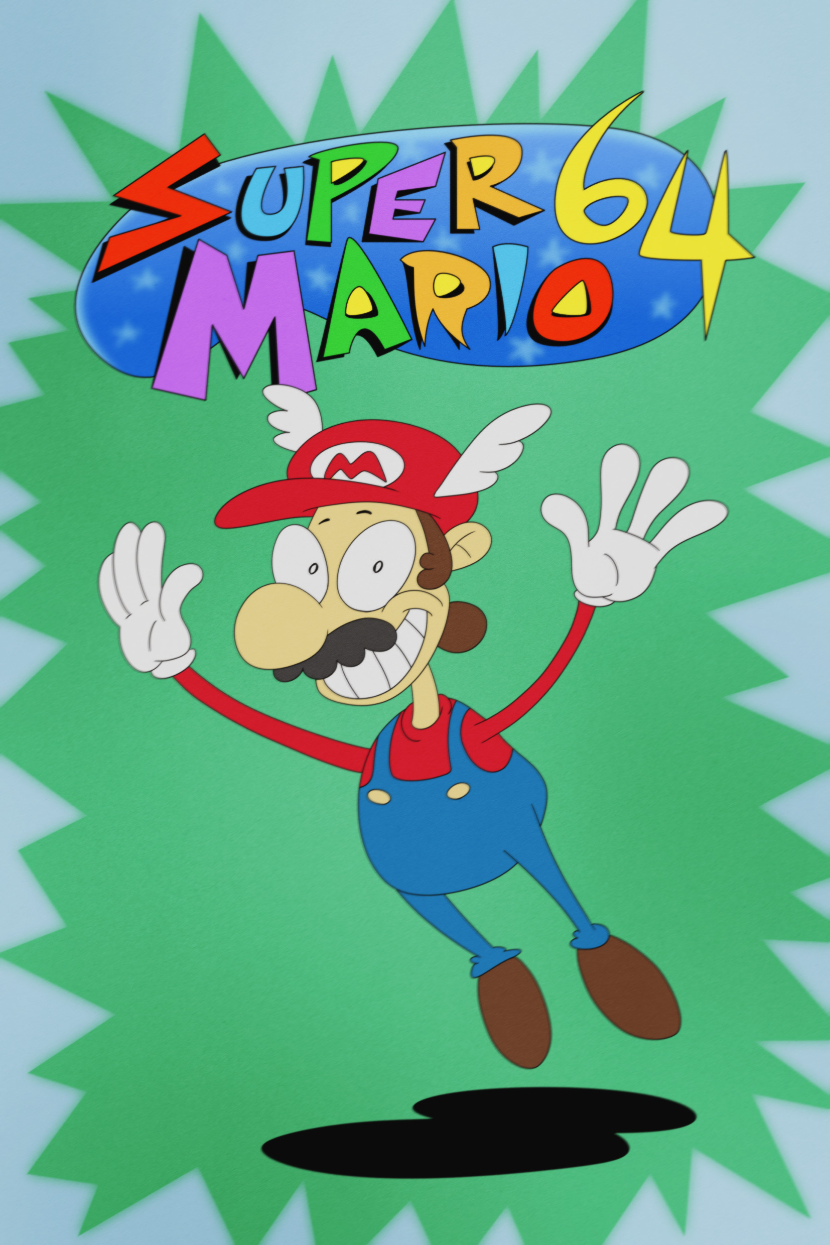 OC] I made a modern Super Mario 64 cover in style of theatrical poster of  the upcoming movie. : r/Mario