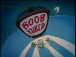 Boob tubed title card