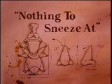 Nothing To Sneeze At