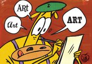 Heffer as an artist