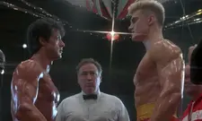 Drago and Rocky touch gloves