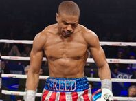 Creed knocks down Ricky Conlan.