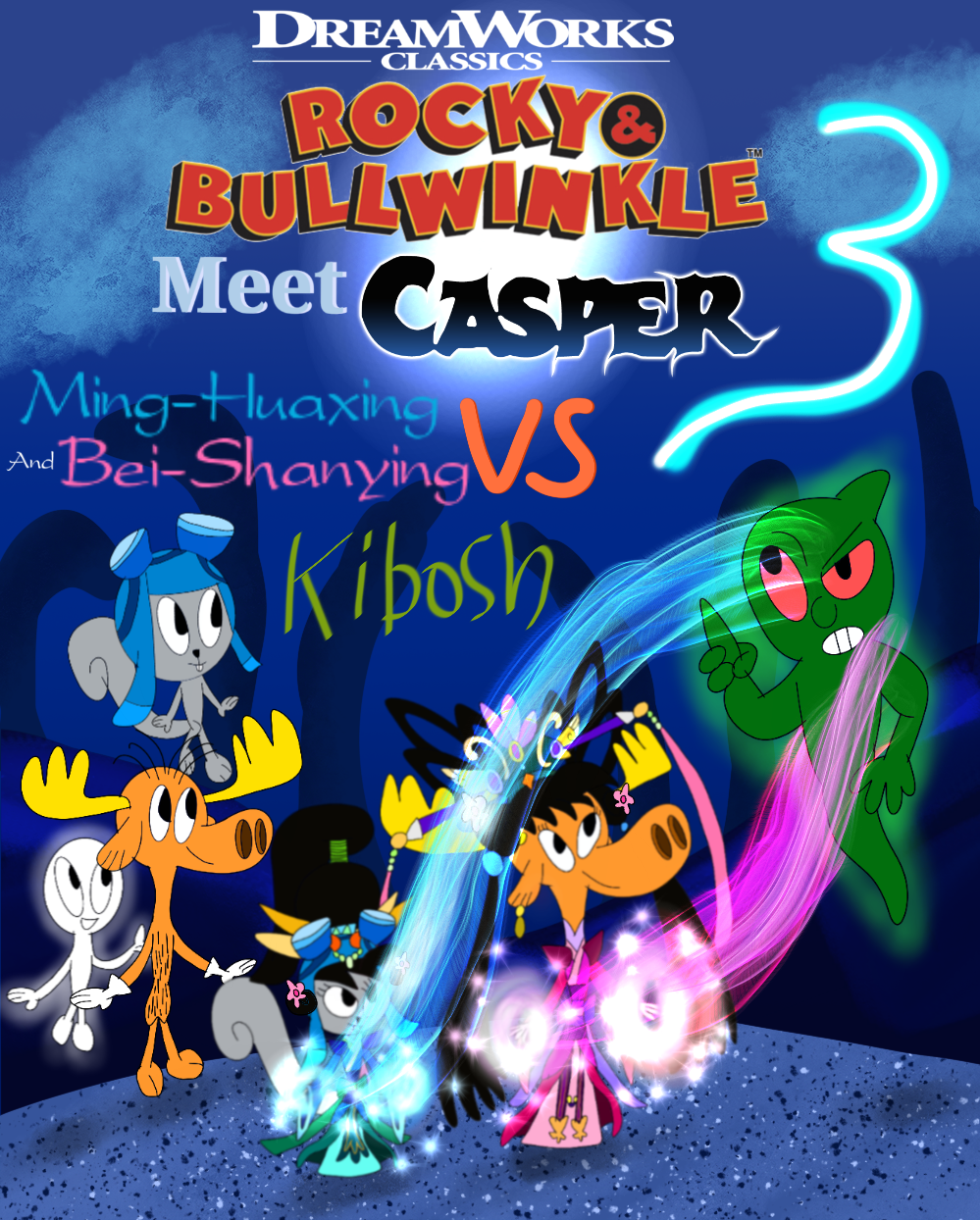 Rocky and Bullwinkle meet Casper 3: Ming-Huaxing and Bei-Shanying Vs Kibosh  | RockyandBullwinkleFanon Wiki | Fandom
