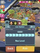 The level 9 lion habitat