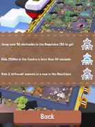 The new appearance of the missions tab in the Sky Zoo.