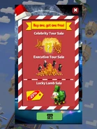 The notification received when there is a new special offer