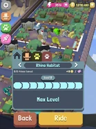 The level 9 rhino habitat