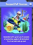 The notice for Season 2