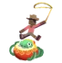 Festive Octopus Icon
