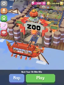 The decorated zoo entrance in the 2018 CNY event
