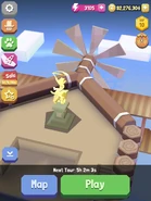 The Outback themed front of ship