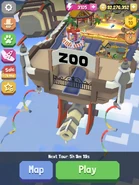 The Mountains themed entrance