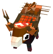 The former appearance of the Baby BuffaloBQ