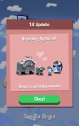 The notice for the release of the breeding system
