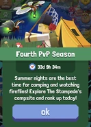 The notice for Season 4