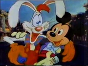 Mickey Mouse with Roger Rabbit in Mickey's 60th Birthday