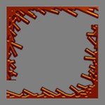 Copper Shards Border Icon