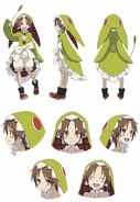 Chamo's anime design