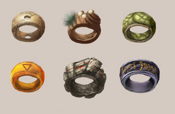 Magic wood rings top