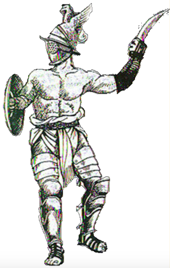 murmillo gladiator drawing