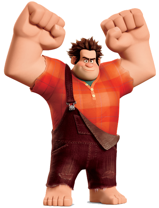 Персонаж из мультика который. Ральф («Wreck it Ralph», 2012). Ральф персонажи. Ральф герои мультфильма. Громила Ральф.