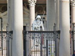 Giuseppe Obici's statue of St Paul in the Basilica's atrium