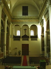 West end, with monk students' choir in gallery.