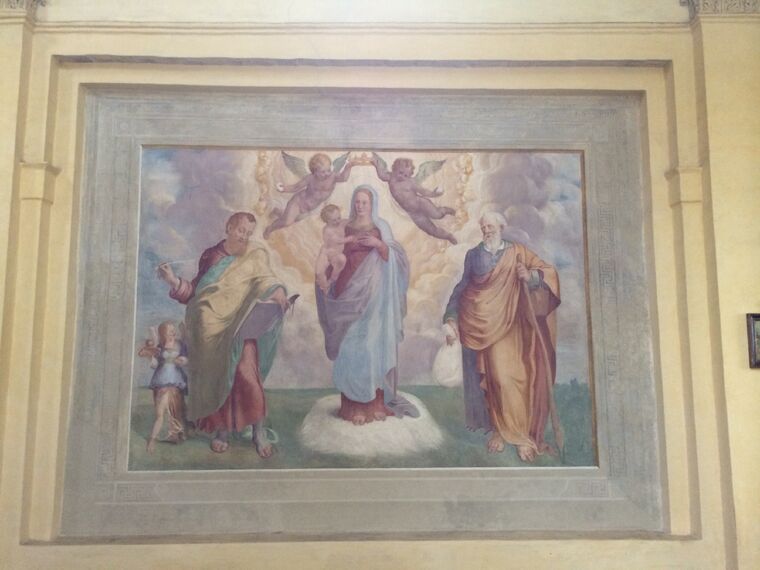 S. Andrea del Vignola - Fresco Madonna della Neve