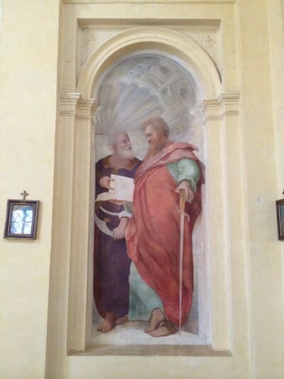 S. Andrea del Vignola - Fresco - St