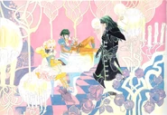 Artwork featuring Asellus and Ildon by Tomomi Kobayashi.