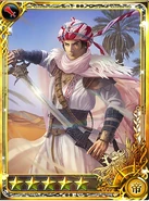 Artwork of Sharrkan in Imperial SaGa.