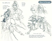 Concept artwork featuring Blue.