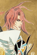 Tomomi Kobayashi's artwork of Bokhohn for the Re:Birth II Romancing SaGa Battle Arrange album