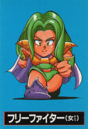 Free Fighter Female Front (RS2 Famicom Card)