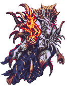 The Oblivion using Aunus' powers