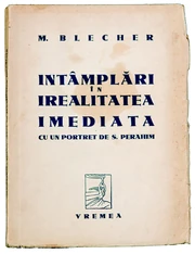 First edition of Întâmplări în irealitatea imediată (by Max Blecher)