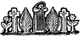 An illustration by Demian (from an issue of Gândirea)