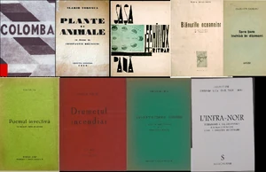 Several books (by Ilarie Voronca, Sașa Pană, Virgil Teodorescu, C. Nisipeanu, Geo Bogza, Gellu Naum, G