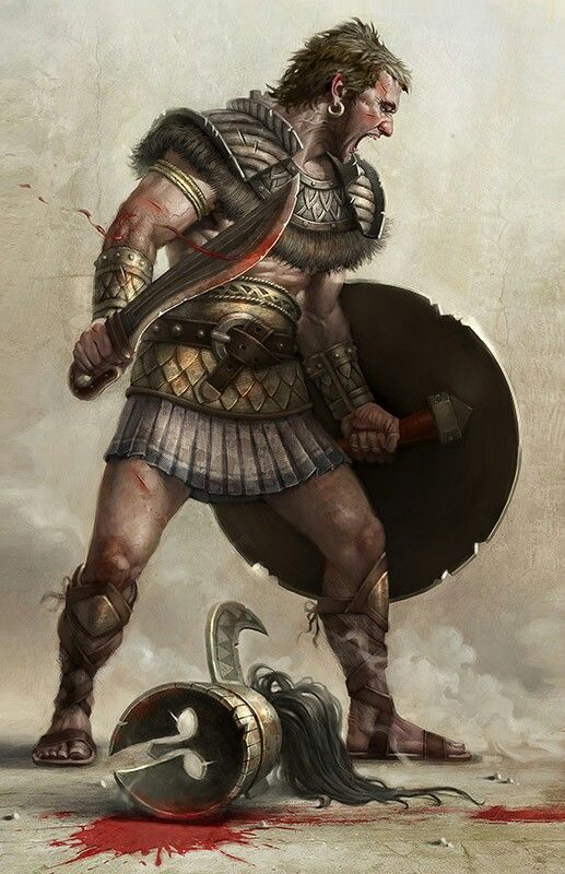 spartan warrior concept art