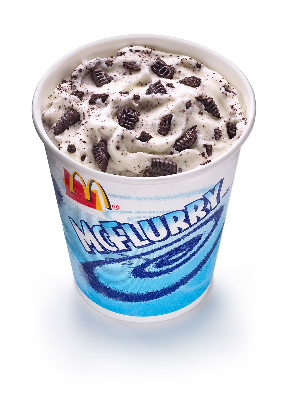 Mini M&M McFlurry, Dessert Menu