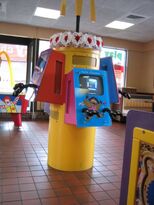 A game area in a McDonald's Playplace