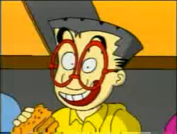 Kiasu eating Kiasu Burger