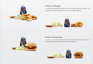 Menu for the Mighty Kids Meal on McDonald's website 2010
