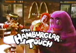 Familiar characters Ronald, Grimace and The Hamburglar in 1985's "The Hamburglar Touch" TV commercial opening.