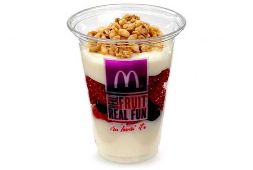 Yogurt Parfait Mcdonald S Breakfast