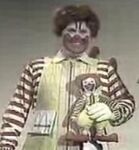 Willard Scott as Ronald wearing the jumpsuit that would define the character for more than 40 years.